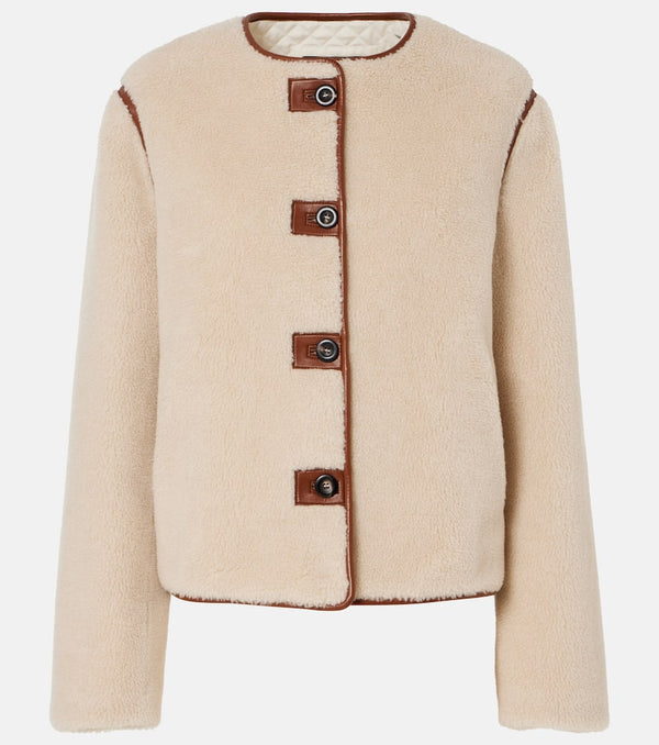 Loro Piana Cashmere and silk teddy jacket | LYBSTORE