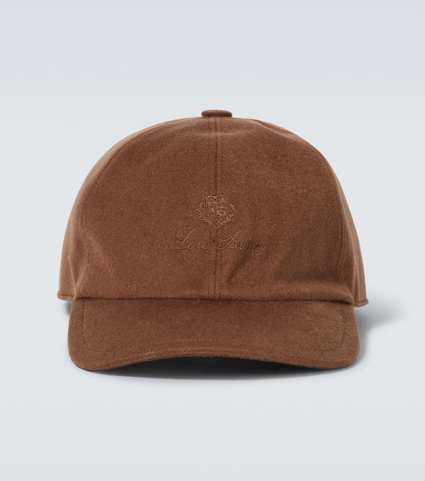 Loro Piana Cashmere velvet baseball cap