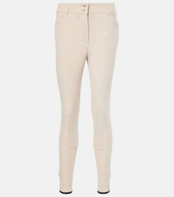 Loro Piana Doris cotton-blend twill slim pants | LYBSTORE