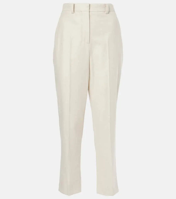 Loro Piana Doyle wool and cashmere straight pants | LYBSTORE