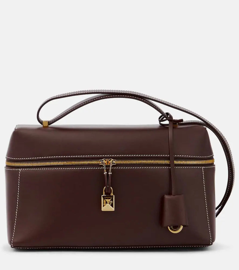 Loro Piana Extra leather shoulder bag