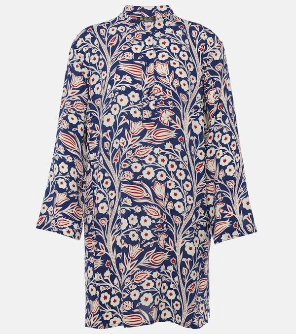 Loro Piana Floral silk tunic