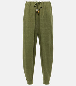 Loro Piana Gargano linen tapered pants