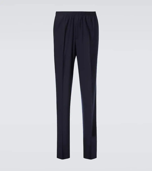 Loro Piana Jan wool and cashmere straight pants