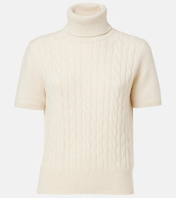 Loro Piana Jubilee cable-knit turtleneck top