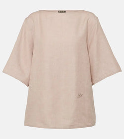 Loro Piana Linen and wool-blend top | LYBSTORE