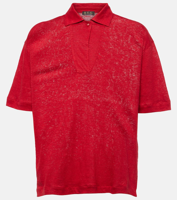 Loro Piana Linen polo shirt