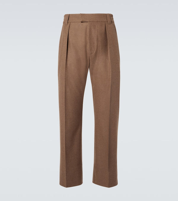 Loro Piana Reinga wool and cashmere straight pants