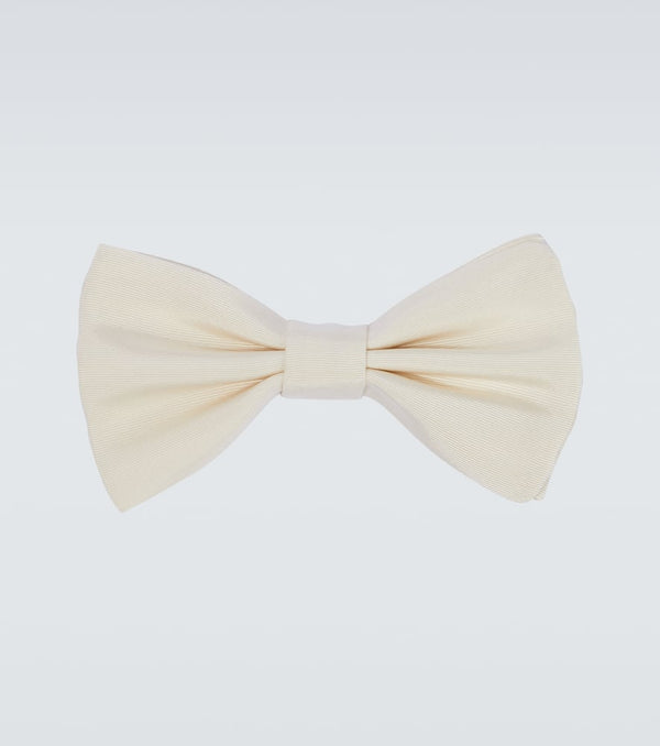 Loro Piana Silk faille bow tie