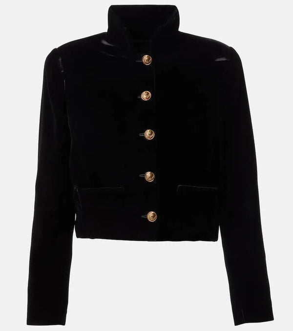 Loro Piana Stephanie velvet jacket