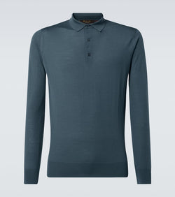 Loro Piana Virgin wool polo sweater | LYBSTORE