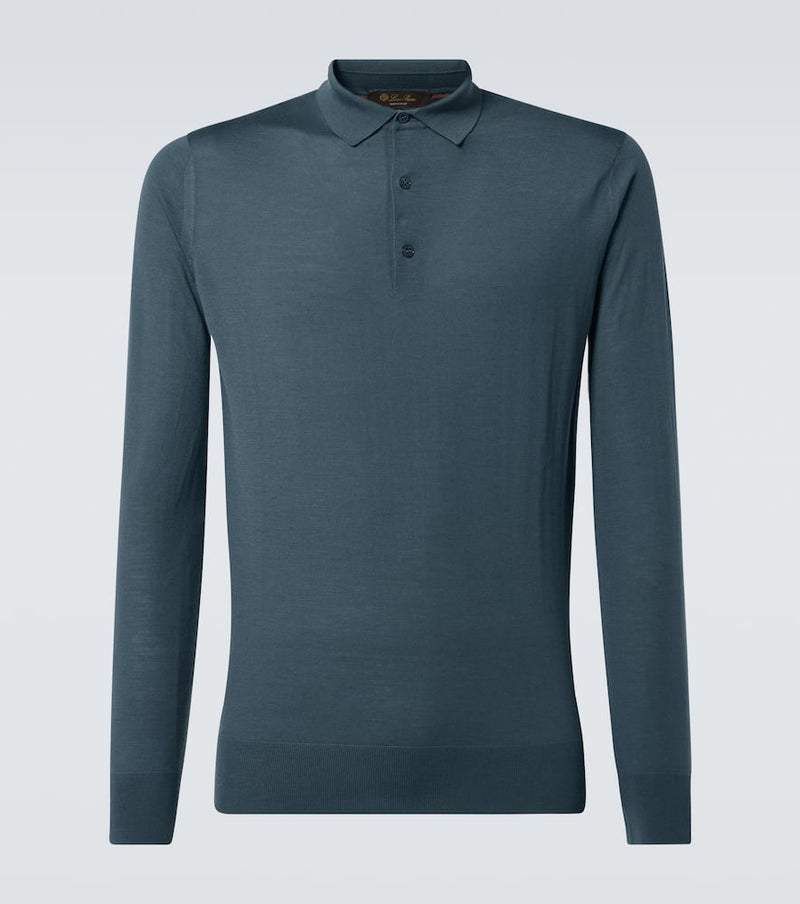 Loro Piana Virgin wool polo sweater | LYBSTORE