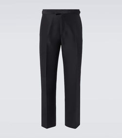 Loro Piana Wool and silk suit pants