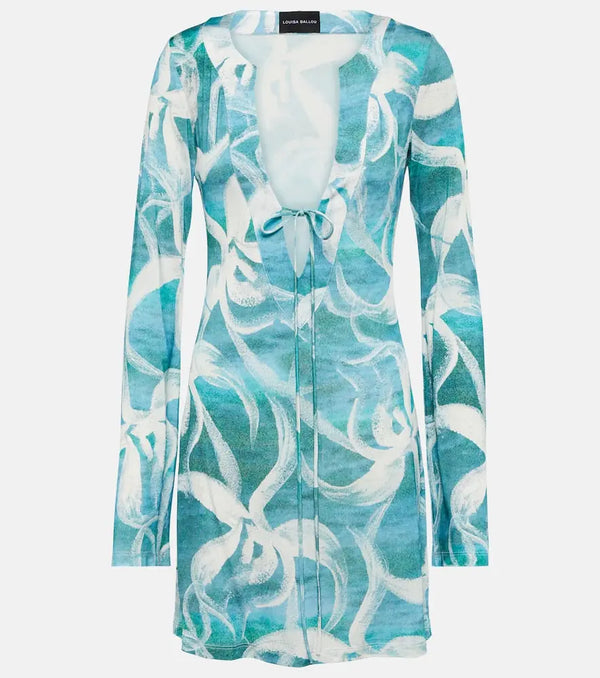 Louisa Ballou Printed minidress | LYBSTORE