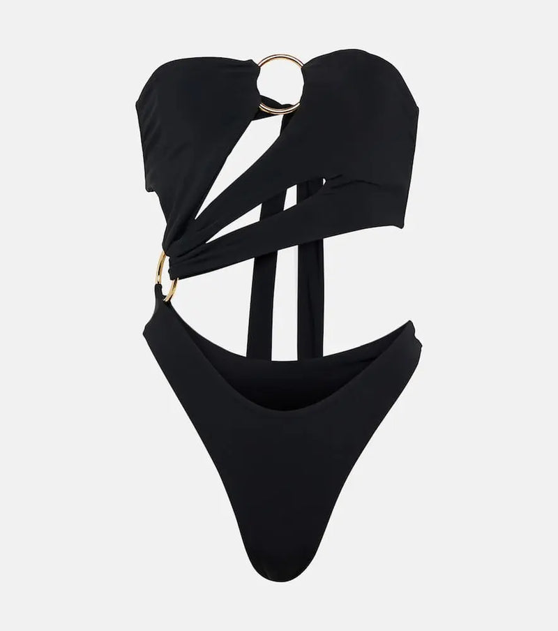 Louisa Ballou Strapless cutout swimsuit | LYBSTORE