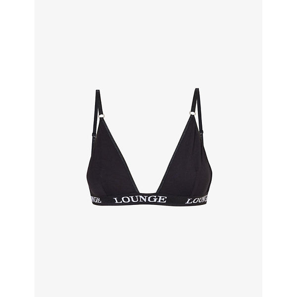 Womens Lounge Underwear Bamboo branded stretch-jersey bra