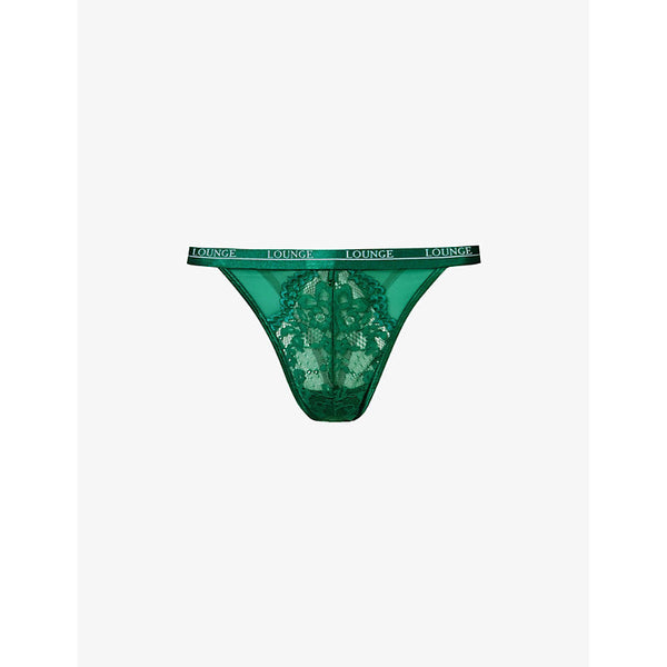 Womens Lounge Underwear Blossom high-rise stretch-lace thong