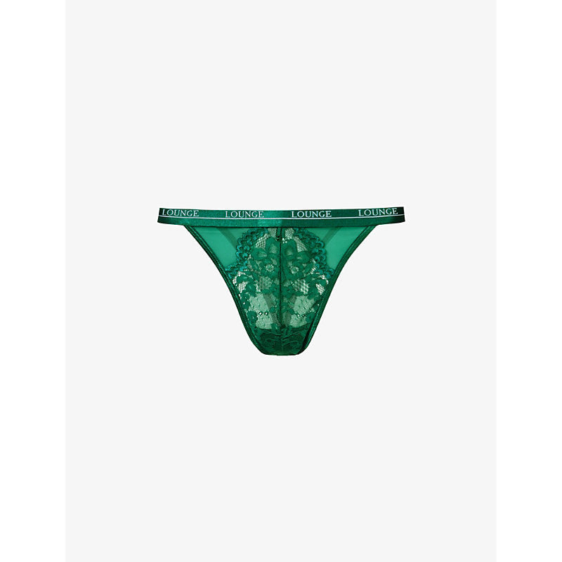 Womens Lounge Underwear Blossom high-rise stretch-lace thong