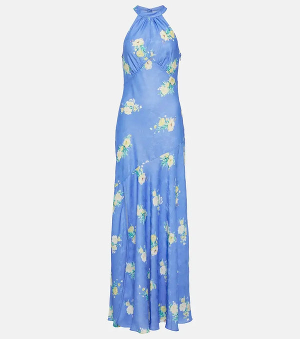 LoveShackFancy Brinda floral maxi dress | LYBSTORE