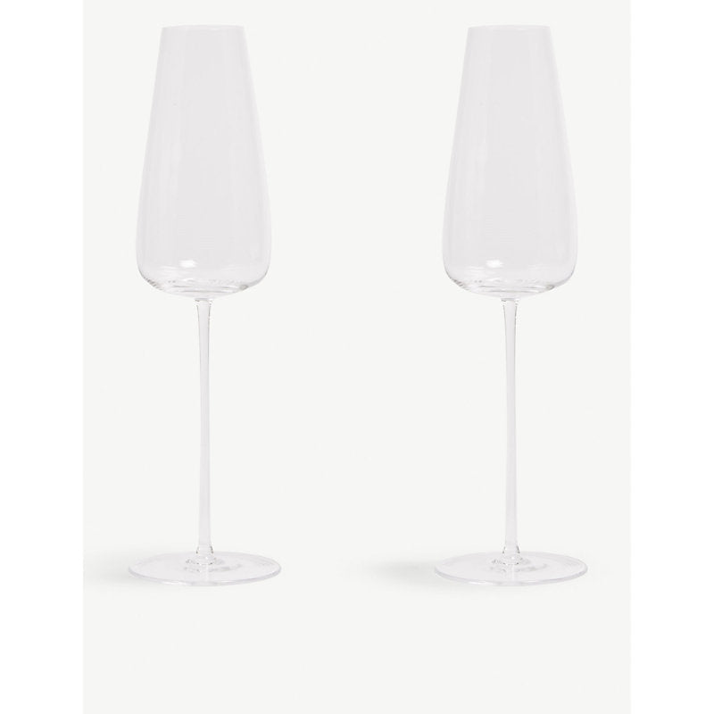 Lsa Wine Culture two Champagne glass flutes