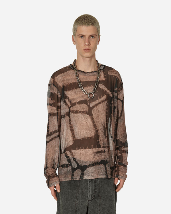 Lueder Ben Mesh Longsleeve T-Shirt Rust