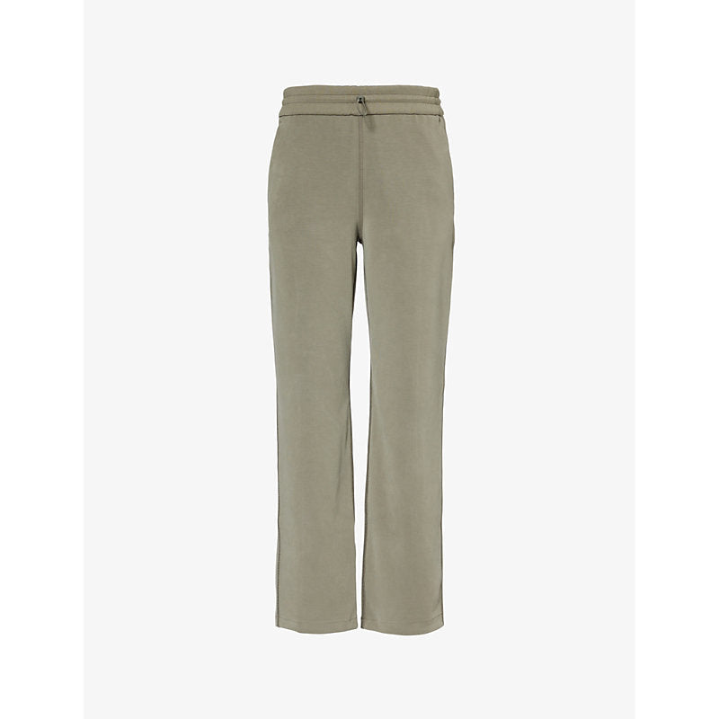 Womens Lululemon Softsreme straight-leg mid-rise recycled polyester-blend trousers