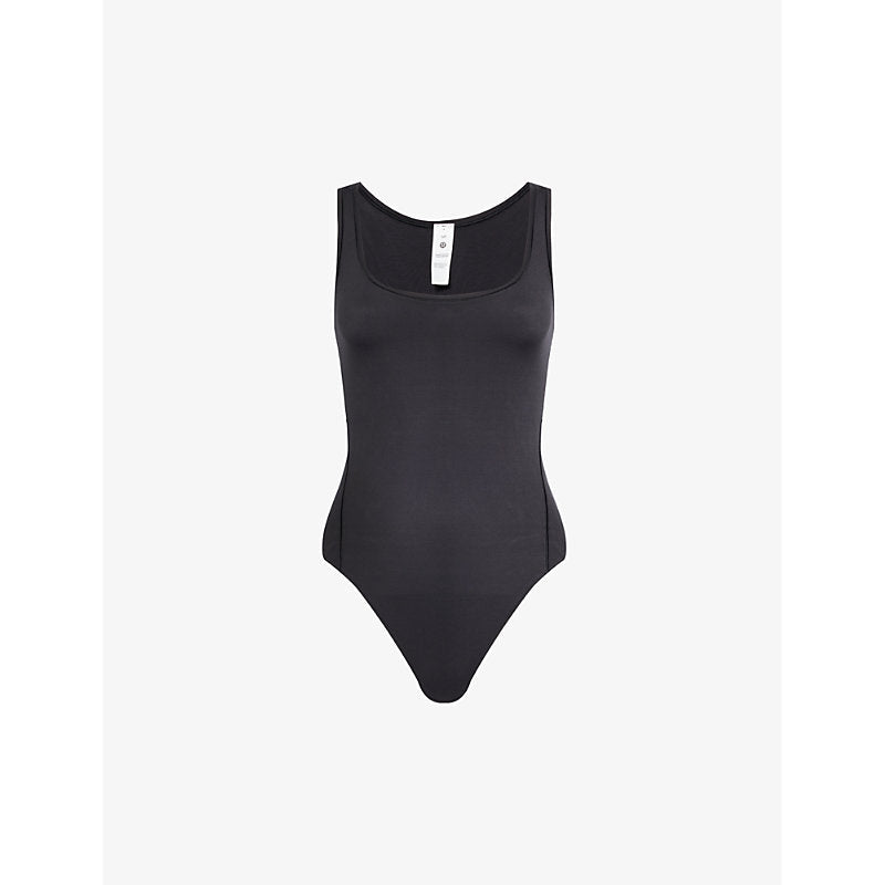 Womens Lululemon Wundermost square-neck stretch-woven bodysuit