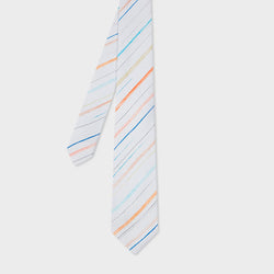 Paul Smith Light Blue 'Pencil Stripe' Silk Tie