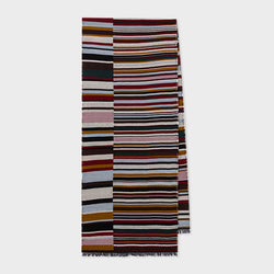 Paul Smith Multicolour Offset 'Signature Stripe' Scarf