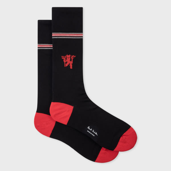 Paul Smith Paul Smith for Manchester United - 'Red Devil' Socks Black