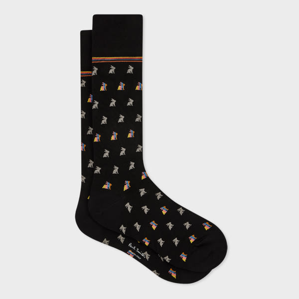 Paul Smith Black 'Rabbit' Socks