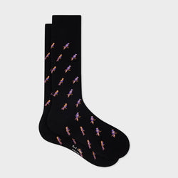 Paul Smith Black 'Little Birds' Socks