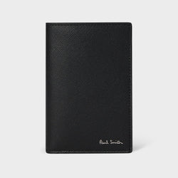 Paul Smith Black 'Signature Stripe Balloon Mount Fuji' Interior Credit Card Wallet