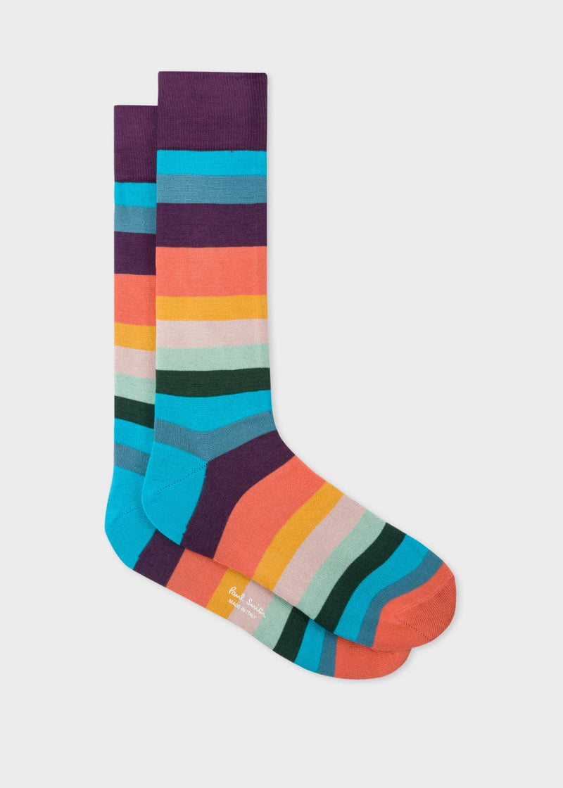 Paul Smith 'Artist Stripe' Socks Multicolour