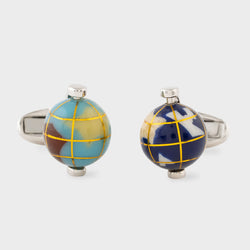 Paul Smith 'Globe' Cufflinks Blue