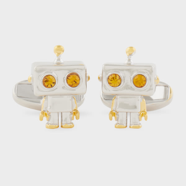 Paul Smith Metallic 'Robot' Cufflinks