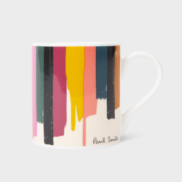 Paul Smith 'Painted Stripe' Bone China Mug Multicolour