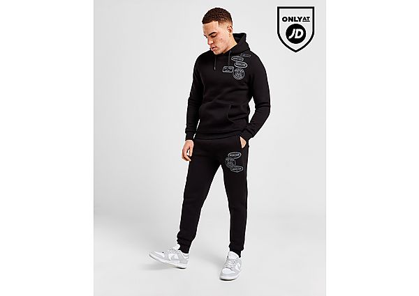 MERCIER Mono Badge Joggers Black