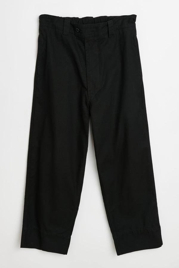 Margaret Howell MHL Painters Trousers Dry Cotton Garbadine Black