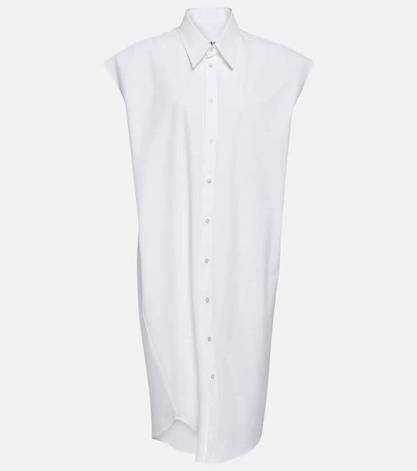 MM6 Maison Margiela Cotton poplin midi dress | LYBSTORE