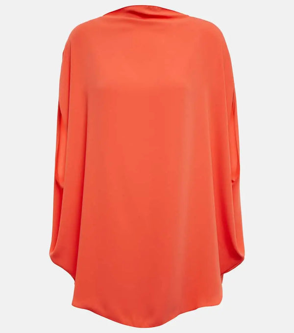 MM6 Maison Margiela Draped satin top | LYBSTORE