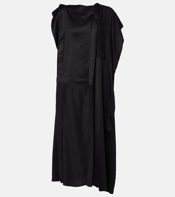 MM6 Maison Margiela Gathered midi dress | LYBSTORE