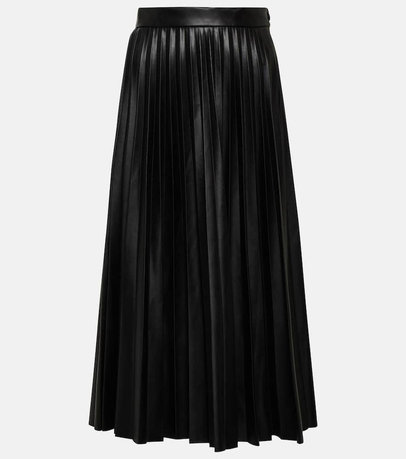 MM6 Maison Margiela High-rise pleated midi skirt