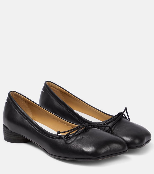 MM6 Maison Margiela Leather ballet flats