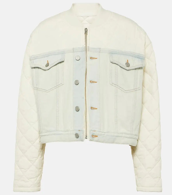 MM6 Maison Margiela Padded denim jacket | LYBSTORE