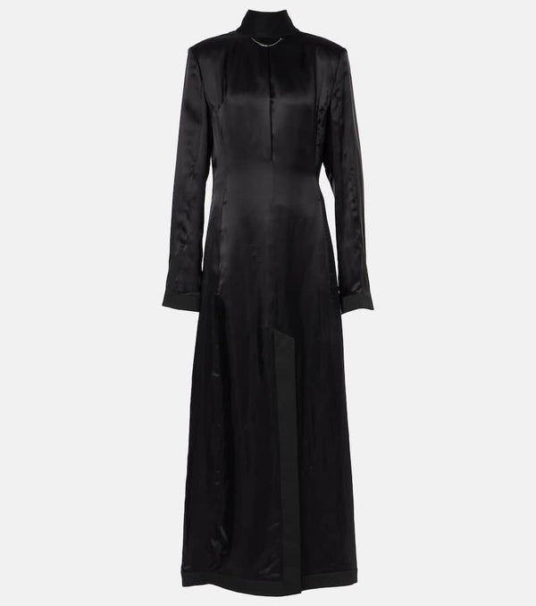 MM6 Maison Margiela Satin maxi dress