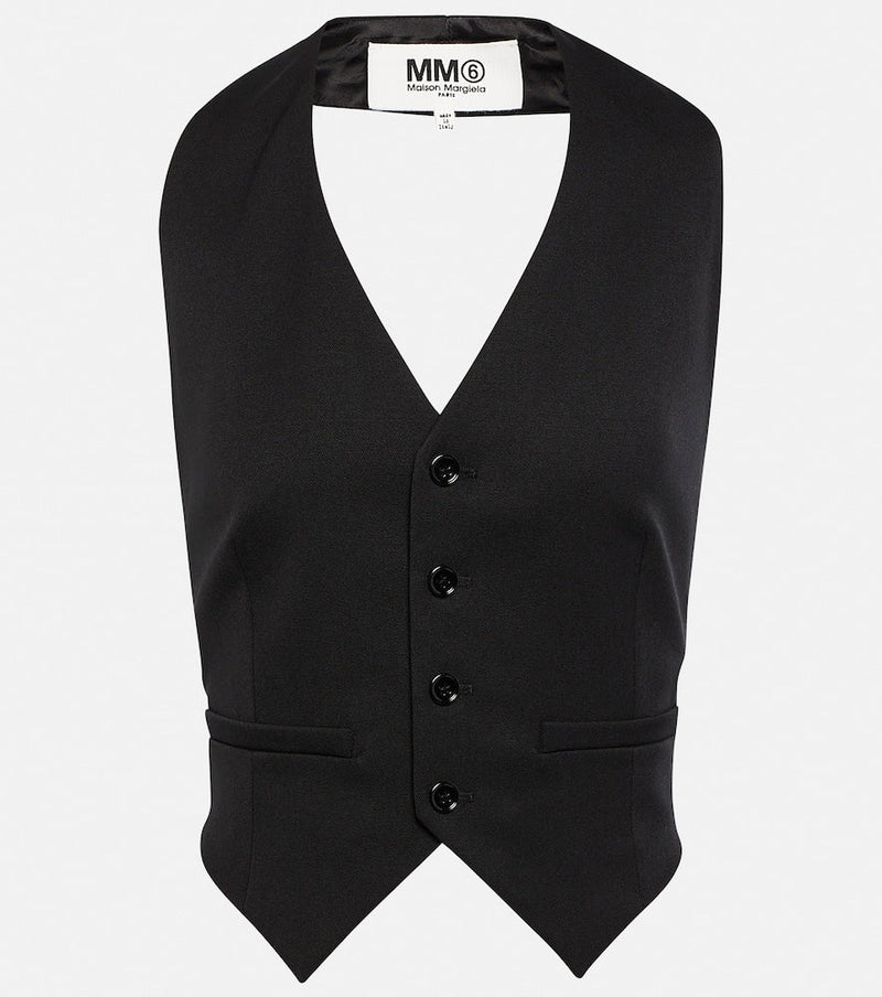 MM6 Maison Margiela Wool-blend vest