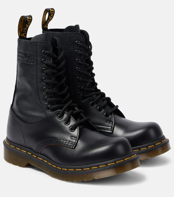 MM6 Maison Margiela x Dr. Martens 1490 10-Eye leather combat boots