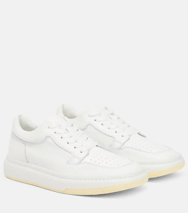 MM6 Maison Margiela x Salomon Cross Low leather sneakers | LYBSTORE