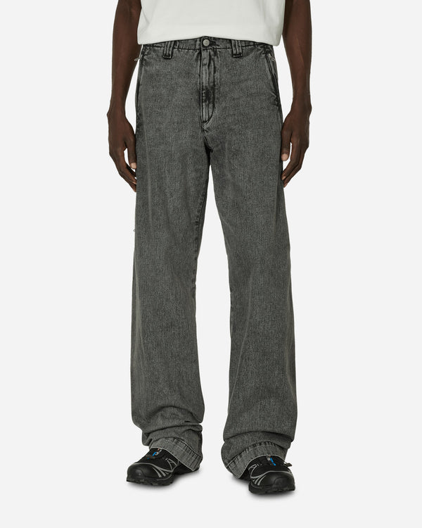 MM6 Maison Margiela Zipped Denim Trousers Black